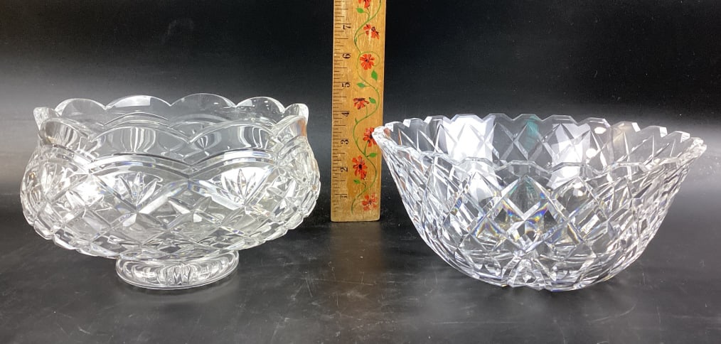 Waterford Crystal Sculpt Glassware Collection (2) Decorative Glass Dishes (1 of 3)