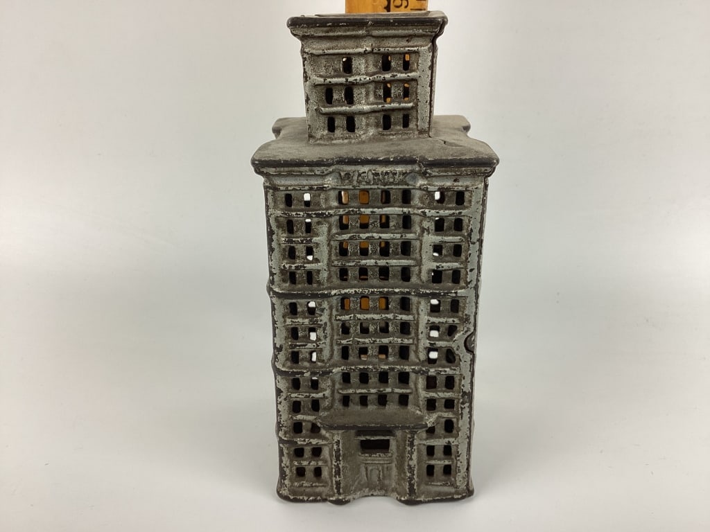 Cast Iron Architectural Still Bank (1 of 4)
