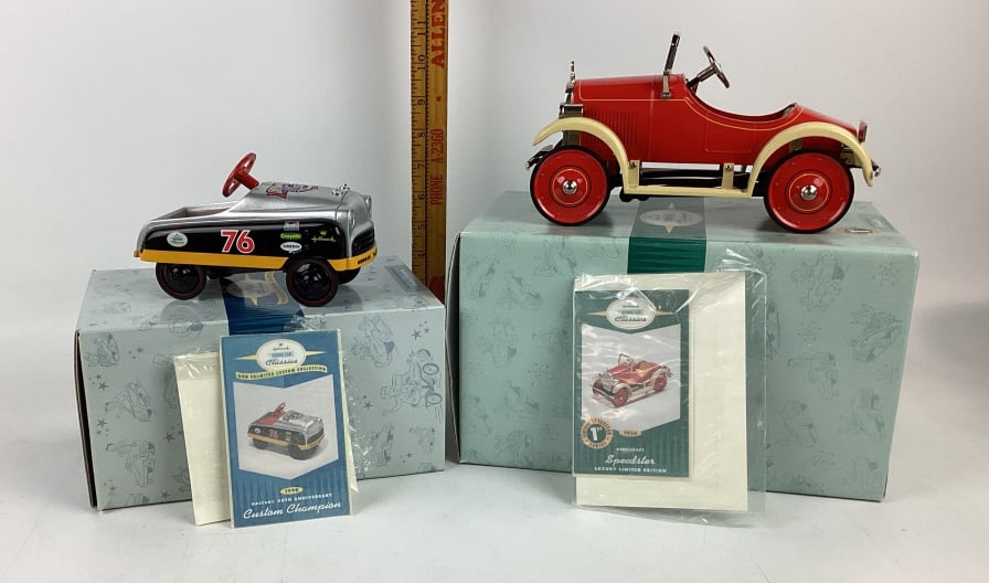 Hallmark Kiddie Car Classics Cars, 1998 Nascar 50th Anniversary Custom Champion, 1926 Steelcraft: Hallmark Kiddie Car Classics Cars, 1998 Nascar 50th Anniversary Custom Champion, 1926 Steelcraft Speedster Luxury Limited Edition