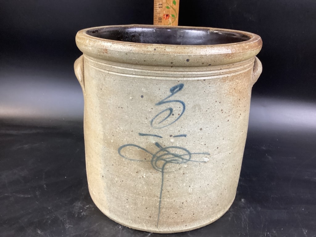 Salt Glaze Bee Sting Crockk Vintage Antique Stoneware D?cor (1 of 4)