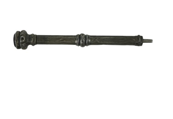 Victorian Sterling & Garnet Colored Stone Mechanical Pencil: Victorian Sterling & Garnet Colored Stone Mechanical Pencil