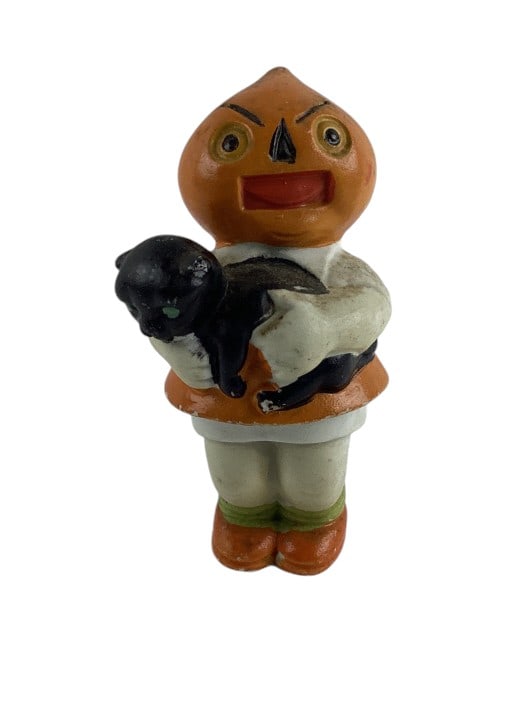 Antique Bisque Porcelain Halloween Figurine (1 of 11)