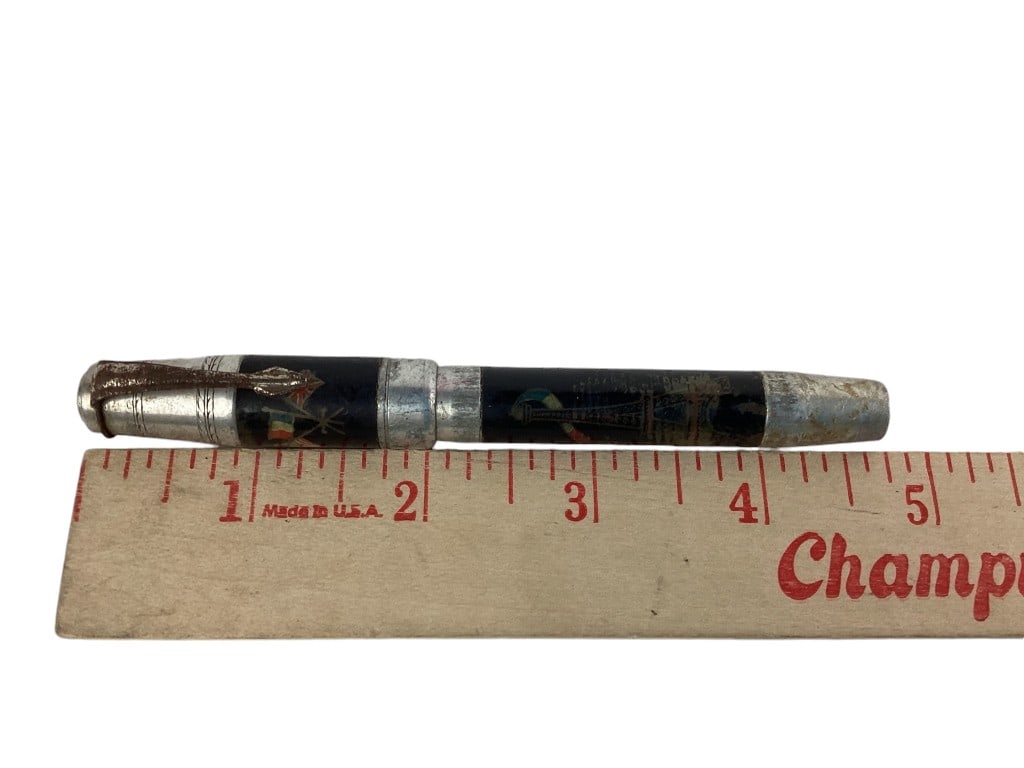 WWII Allied Forces Flags Fountain Pen DOM Nib: WWII Allied Forces Flags Fountain Pen DOM Nib