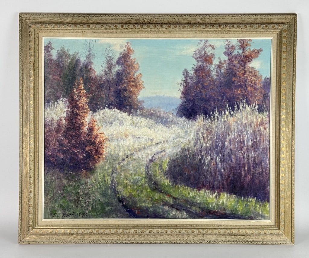 Theo. John Koch Hoosier Salon Impressionist Landscape Painting (1 of 7)