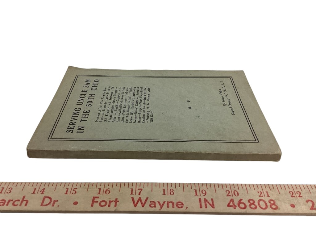 Civil War Book Serving Uncle Sam in the 50th Ohio (1 of 7)