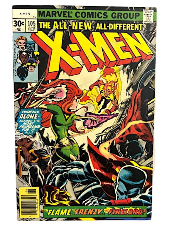 X-men 105 First Full Lilandra 1977 FN/VF Comic Book (1 of 6)
