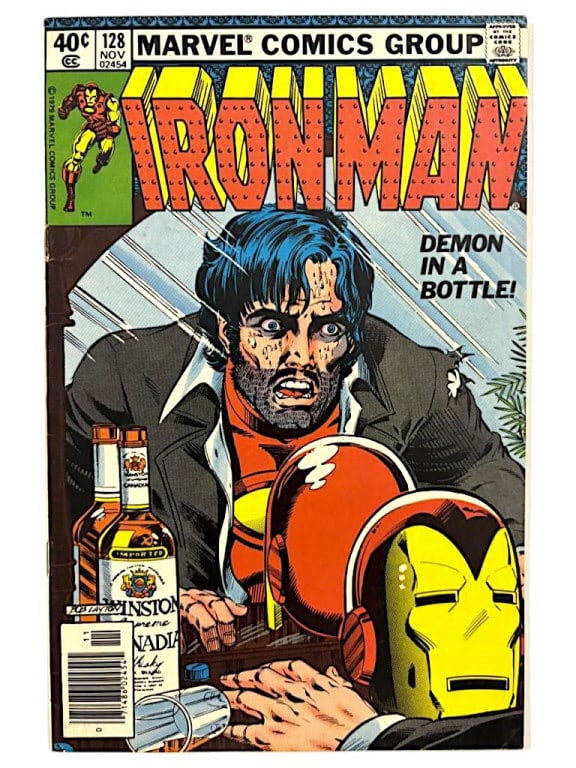 Iron Man 128 Demon in a Bottle VF Newsstand (1 of 8)