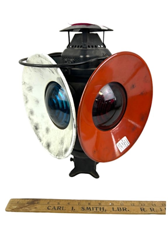 Pennsylvania Railroad Switch Lantern Adlake (1 of 5)