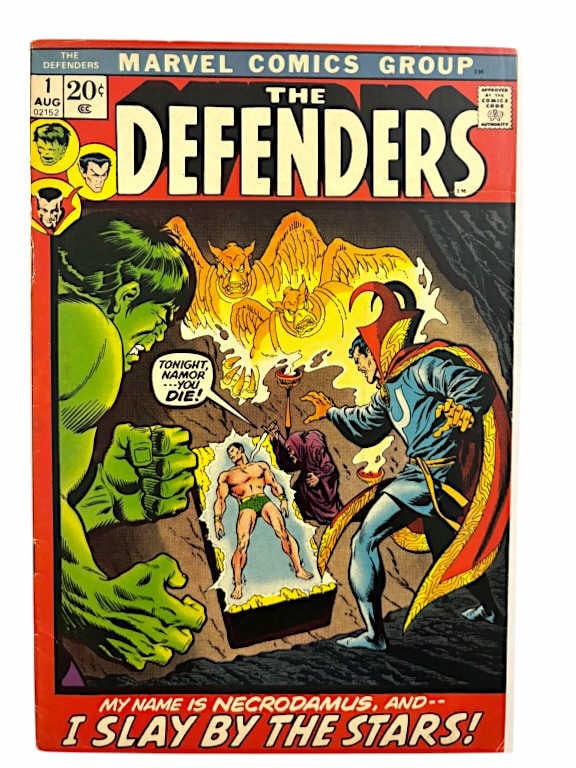 Defenders 1 Hulk Dr Strange Namor 1972 VF (1 of 7)