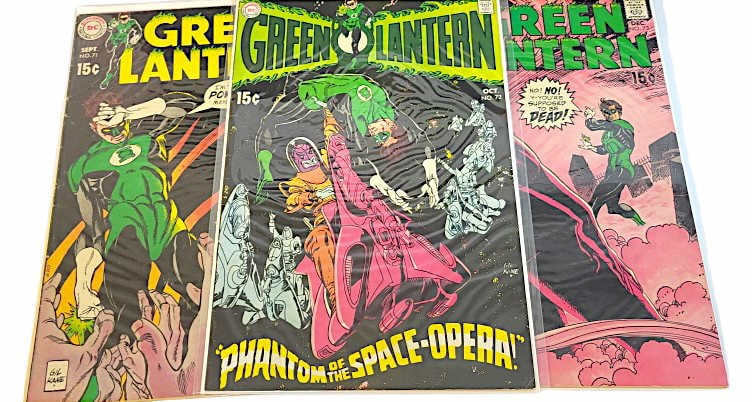 Green Lantern 71 72 73 Gil Kane Covers Silver Age (1 of 10)