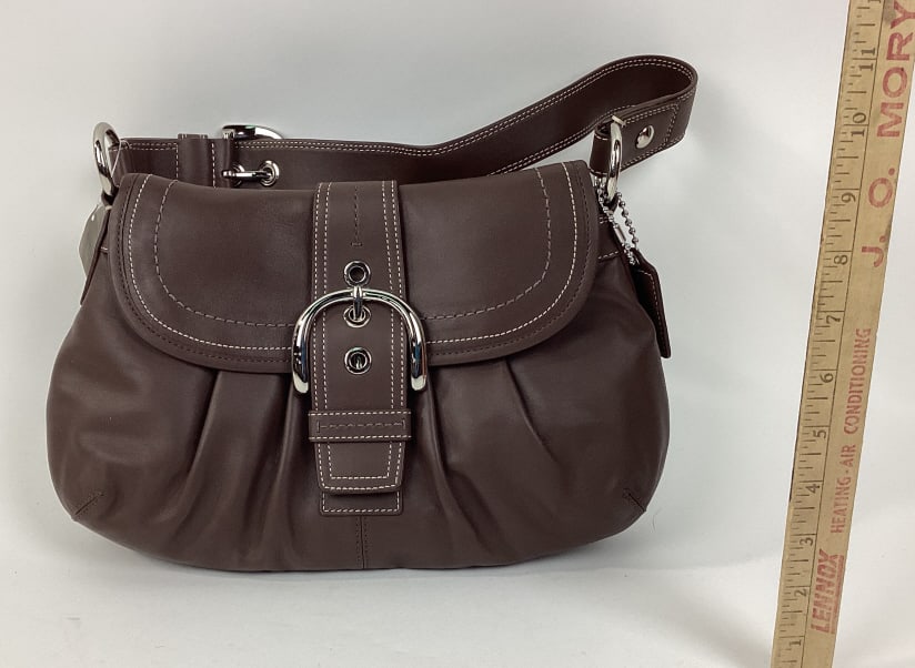 Coach, Soho Leather Hobo Bag, Chestnut, NWT (1 of 5)