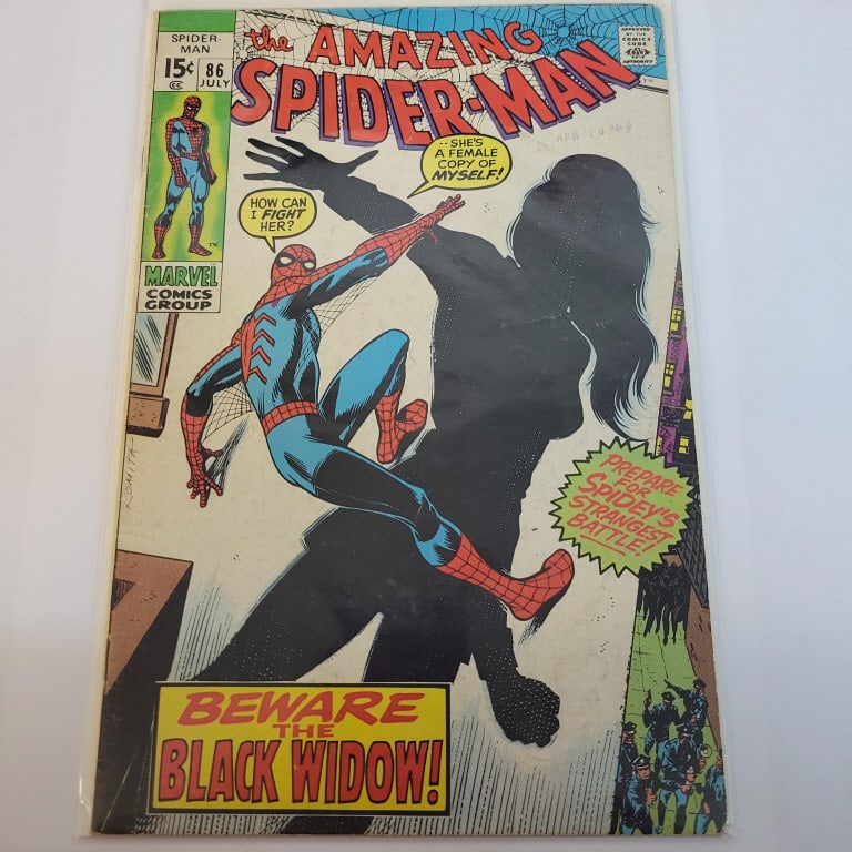 Amazing Spider-man 86 Skin Tight Black Widow Outfit (1 of 4)