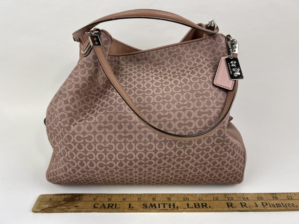 Coach, Madison Phoebe, Shoulder Bag, Needlepoint Op Art fabric (1 of 7)