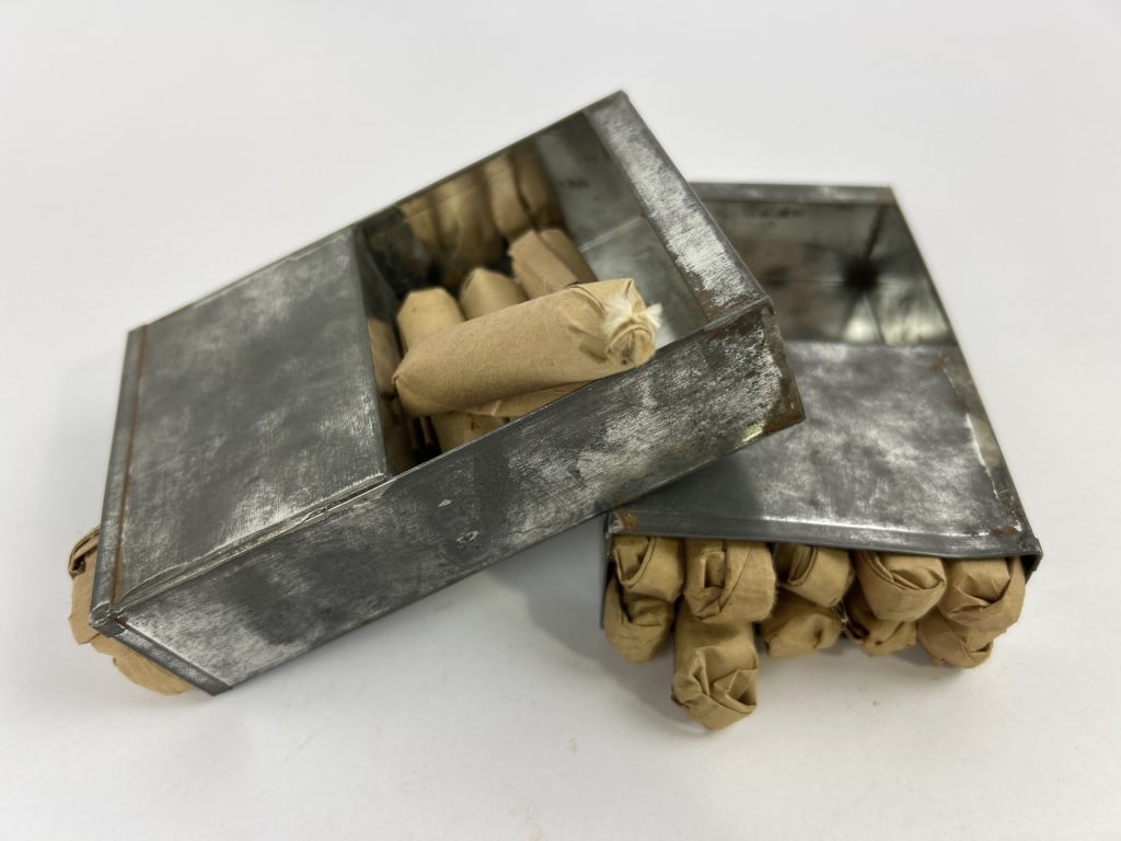 Pair, Civil War, Tin Cartridge Boxes, 1861 Pattern, .58 Caliber (1 of 7)