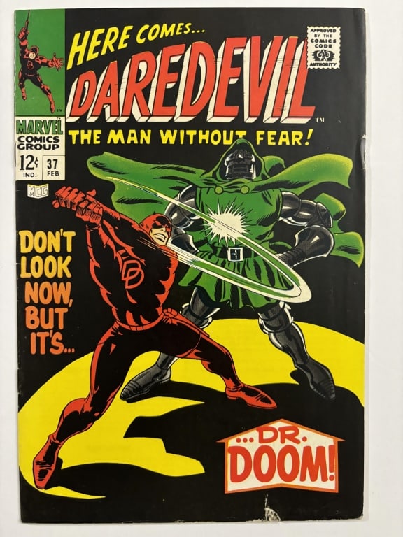 Daredevil 37 Minor Key 1968 fights Dr Doom (1 of 5)