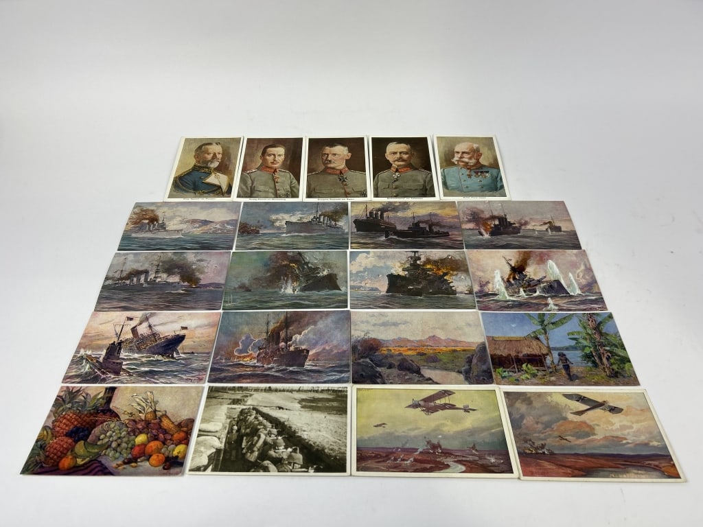 NOS Box of 101 WWI German Postcards (1 of 14)