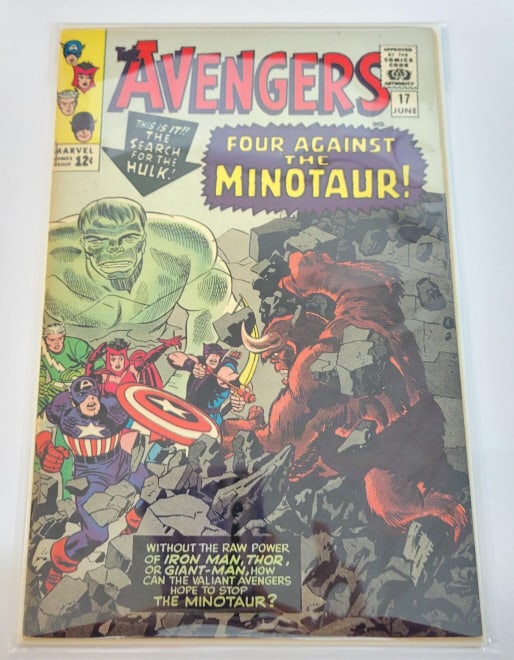 Avengers 17 Minotaur Fight 1965 Silver Age Marvel FN+ (1 of 2)