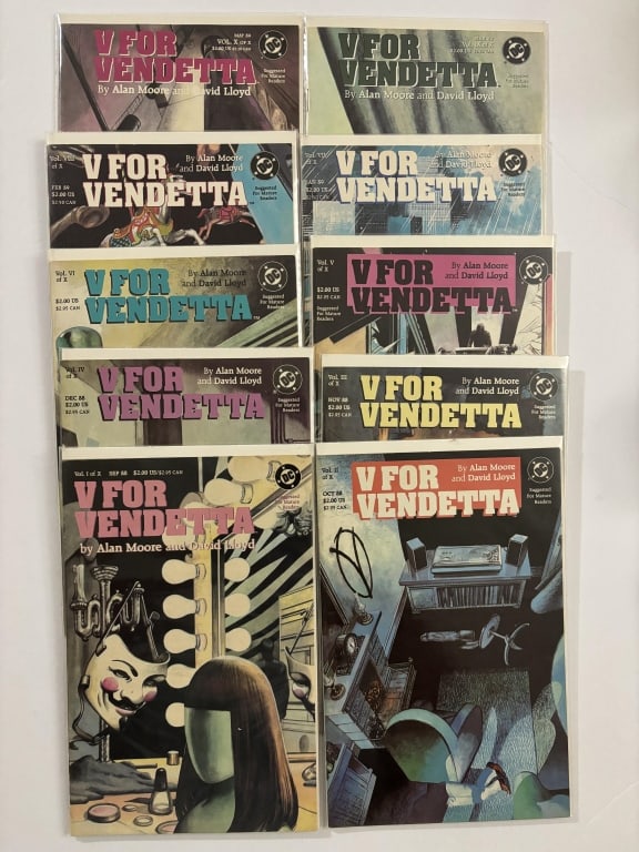 V for Vendetta Full Run 1 2 3 4 5 6 7 8 9 10 DC VF Range (1 of 5)