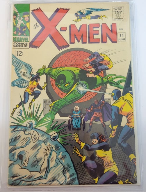 X-men 21 Silver Age Comic Book F/FN+ 1966 (1 of 2)