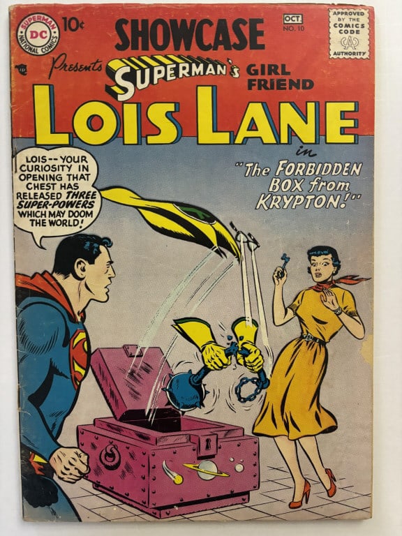 Showcase 10 Second Lois Lane DC Key 1957 VG Range (1 of 7)