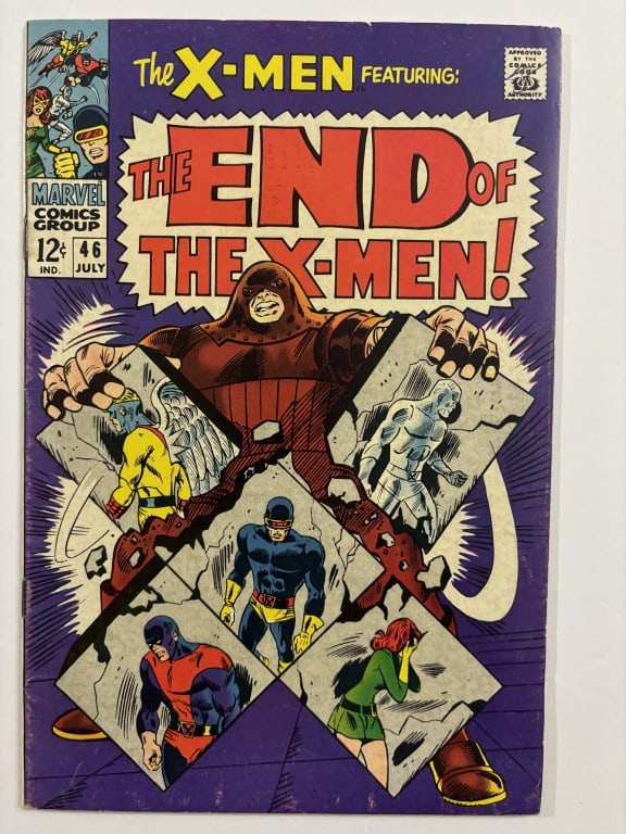 X-men 46 vs Juggernaut 1968 Iconic Cover VF/FN (1 of 7)