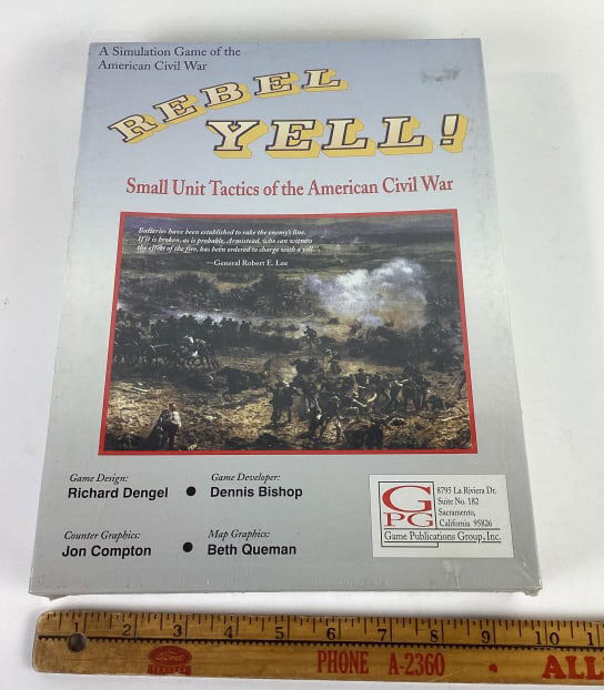 Civil War Game Rebel Yell! Game Publications Group (1 of 4)
