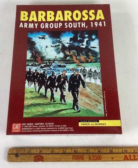 WWII Game Barbarossa 1996 GMT Games (1 of 8)