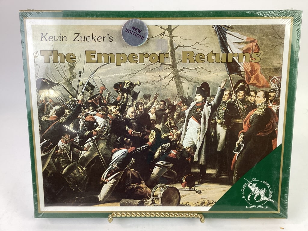 The Emporer Returns Napoleon Strategy Game: The Emporer Returns - The Campaigns of Napoleon Vol. 1. A Clash of Arms Game 0986 13. Sealed; unpunched