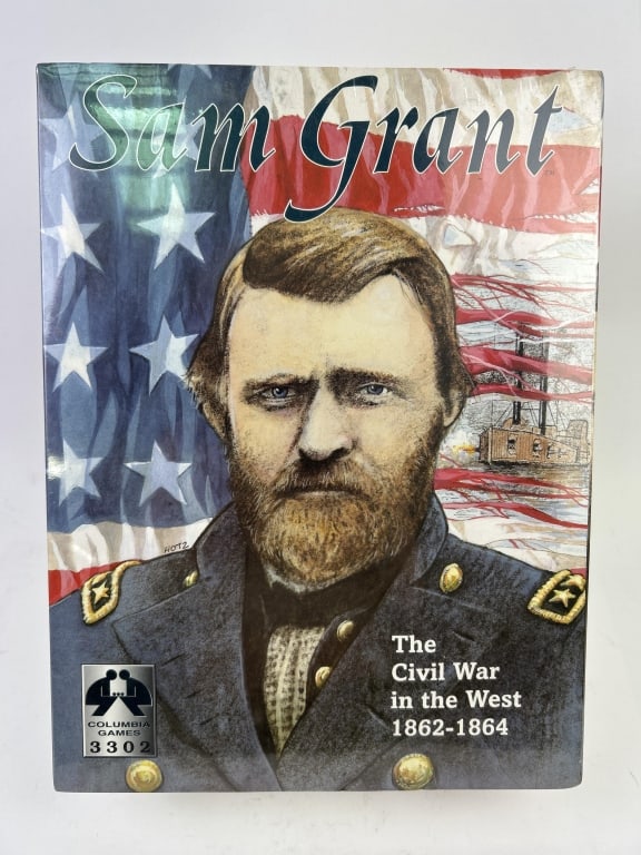 Sam Grant The Civil War in the West Game: Sam West - The Civil War in the West 1862-1864 Columbia Games #3302. Sealed, unplayed