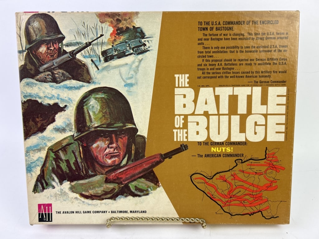 WWII Game Battle of the Bulge Avalon Hill (1 of 5)