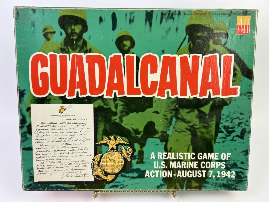 WWII Game Guadalcanal Avalon Hill #701 (1 of 6)