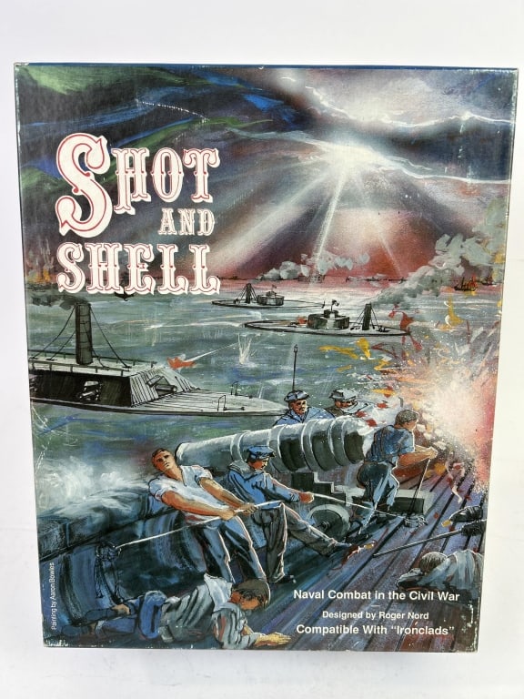 Civil War Game Shot and Shell Naval Combat (1 of 4)
