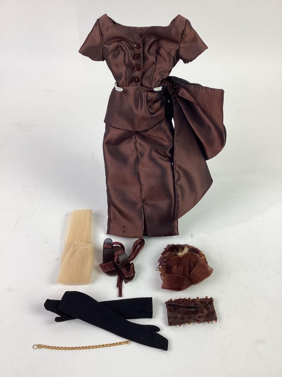 1999 Gene Doll Cognac Evening Outfit (1 of 4)