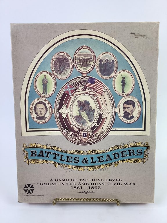 Civil War Tactical Game Battles & Leaders 1981: Battles & Leaders - A Game of Tactical Level Combat in the American Civil War 1861-1865. 1981 Yaquinto Publications #4010. Unpunched.