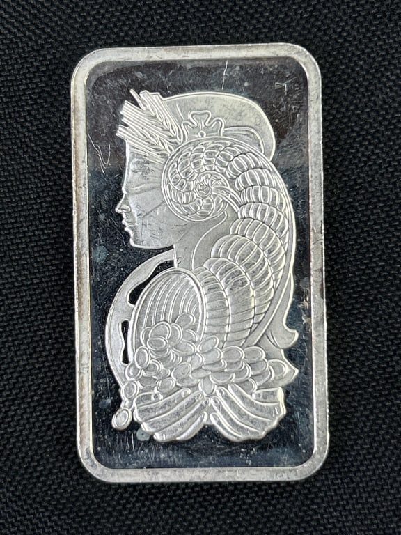 Suisse One Ounce Fine Silver 999.0 Ingot (1 of 2)