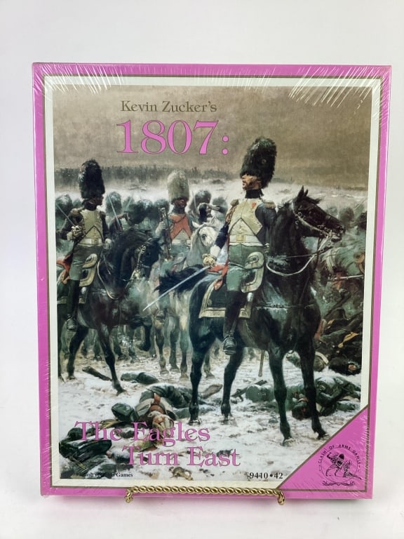 Kevin Zucker's 1807: The Eagles Turn East Game: Kevin Zucker's 1807: The Eagles Turn East. The Campaigns of Napoleon Volume II. 1994 Clash of Arms Games #9410-42. Sealed