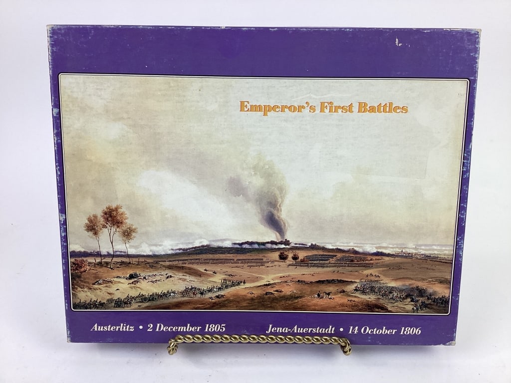 Emporer's First Battles Napoleon War Game: Emperor's First Battles - Austerlitz 2 December 1805 - Jena-Auerstadt 14 October 1806. 1995 Decision Games / Overlord Games #04009. Punched.
