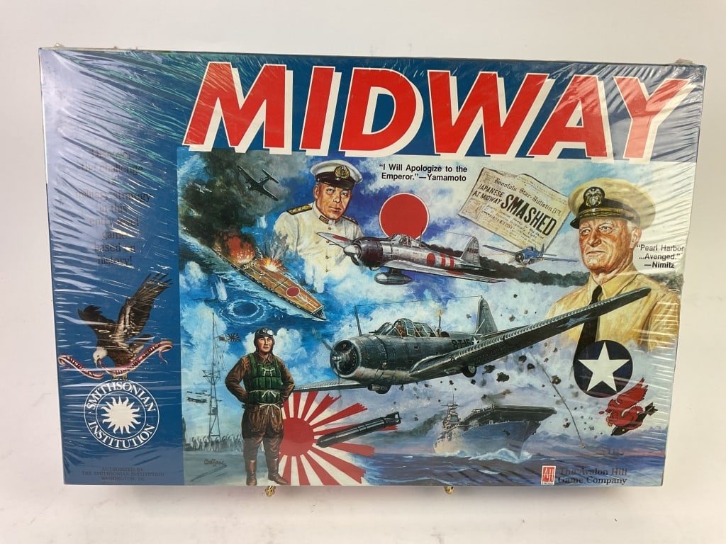 Midway WWII Battle Game Avalon Hill Sealed (1 of 2)