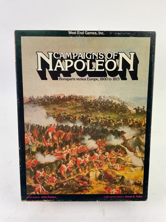 Campaigns of Napoleon Game West End: Campaigns of Napoleon - Bonaparte versus Europe, 1800 to 1815. 1980 West End Games, Inc. Unpunched.