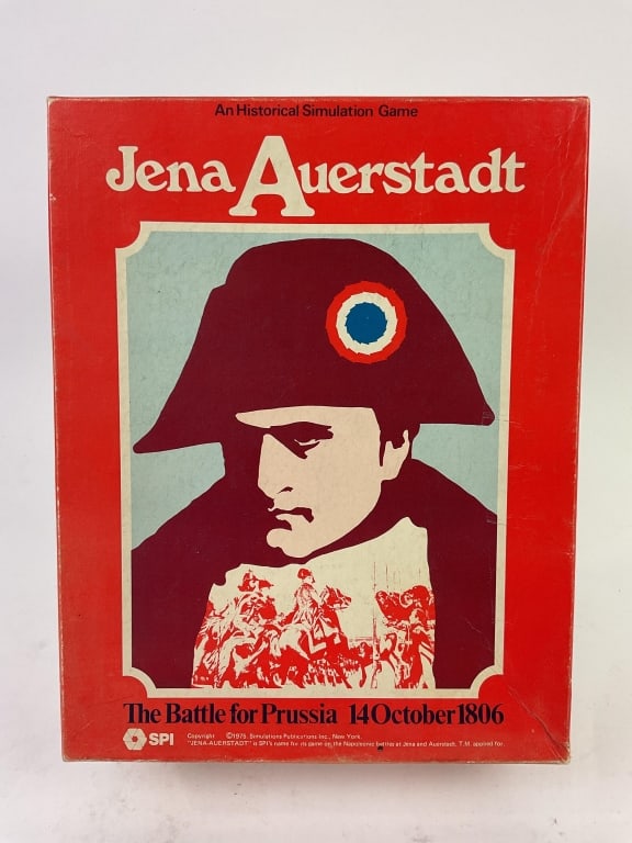 SPI Jena Auerstadt Battle for Prussia Game: Jena Auerstadt - The Battle for Prussia 14 October 1806. 1975 Simulations Publications Inc. U0990. Punched.