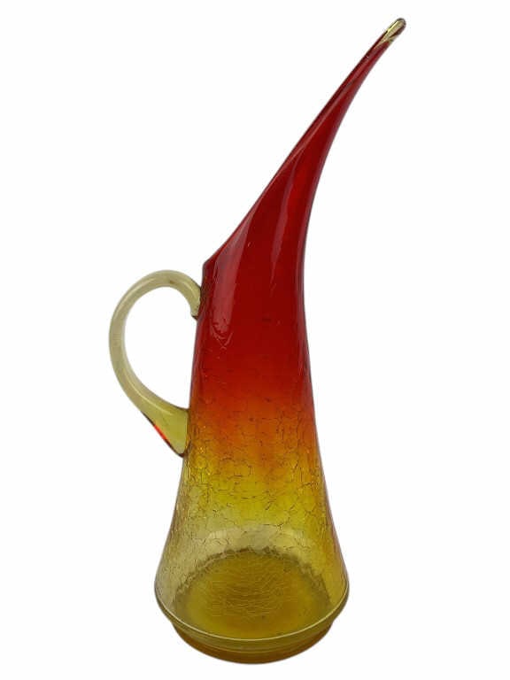 Mid Century Kanawha Amberina Glass Pitcher (1 of 6)