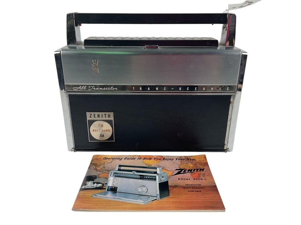 Zenith Royal 3000-1 Transistor Trans-Oceanic Portable Radio Untested (1 of 8)