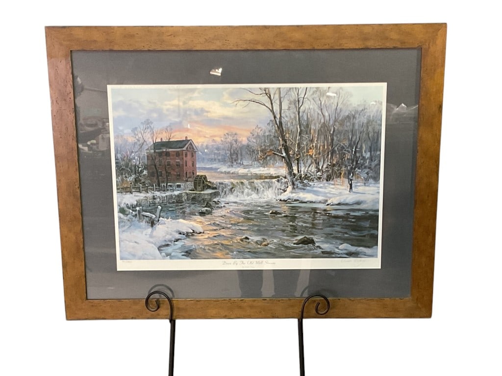 Charles Vickery Signed Limited Edition Print "Down By The Old Mill Stream" (1 of 5)