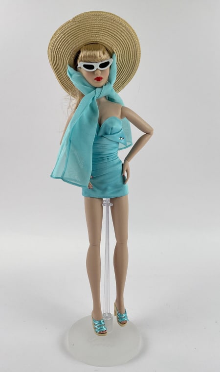 2007 Gene Swim-Suited to a "T" Doll: 2007 Swim-suited to A "T" Gene Doll, Complete w/o COA, No Box