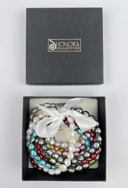 Honora Collection Set of 12 Cultured Pearl Bracelets (1 of 2)