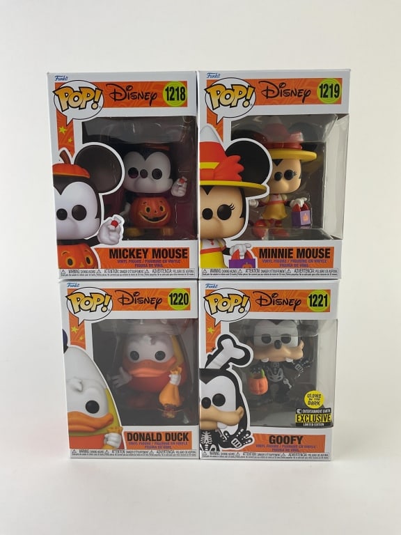 Funko: Donald, Mickey, Minnie, and Goofy Figurines (1 of 1)