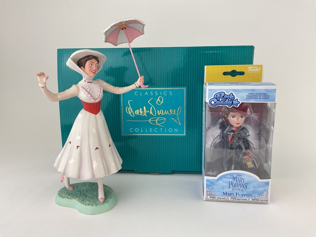 Mary Poppins Figurine and Mary Poppins Vinyl Figurine (1 of 4)