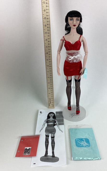 2007 Rouge Gene Doll: 2007 Rouge Gene Doll complete with COA, no box. Limited Edition of 750.