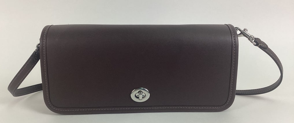 Maple Brown Coach Dinky: Maple Brown Coach Dinky w/ silver hardware