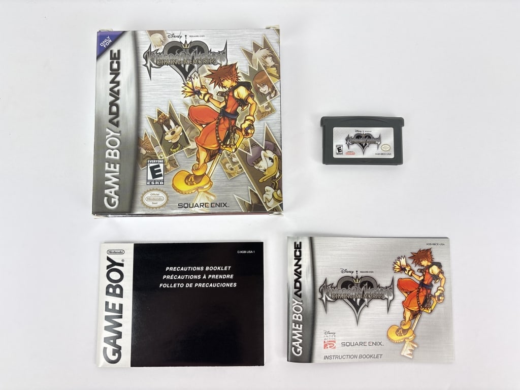 Kingdom Hearts, Chain of Memories, Game Boy Advance: Kingdom Hearts, Chain of Memories, Game Boy Advance, includes game cartridge, instruction booklet and original box